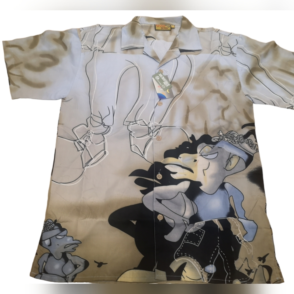 Vintage cool silk shirt